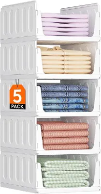 Produktbild von Stapelbare Aufbewahrungsboxen Set – Mit Schubladen