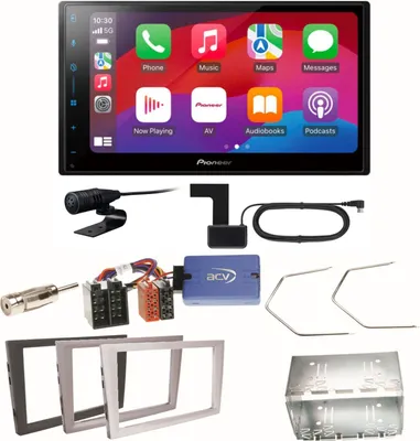 Produktbild von Pioneer SPH-DA77DAB Android Auto Einbauset für Opel Vectra C Signum Corsa Combo