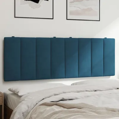 Produktbild von Kopfteil-Kissen Blau 140 cm Samt 374673