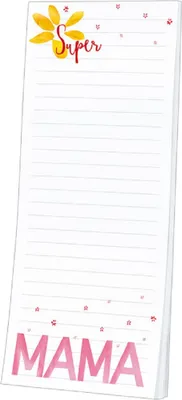 Produktbild von Magnet Notizblock Super Mama, Kühlschrankmagnete Kühlschrankmagnet