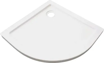 Produktbild von Acryl Duschtasse Rundbrausetasse Stone White 80 x 80 cm