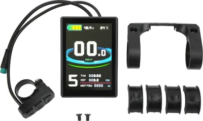 Obrázek produktu pro LCD8SU LCD displej, barevná obrazovka, přístroj s vodotěsným konektorem, příslušenství pro úpravu lithiové baterie pro horská kola
