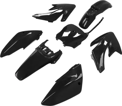 Image de Kit de carénage de garde-boue pour moto en plastique ABS, résistant à l'usure et au vieillissement, pièce de rechange pour CRF 70