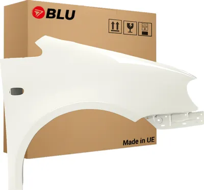 Immagine prodotto di BLU Parafango compatibile con VW Volkswagen Caddy III 3 2K LB9A Destra Weiss CandyWeiss | 2004-2010 | Anteriore | Verniciato | Pronto per il montaggio | Acciaio