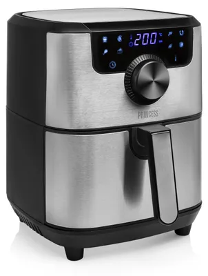 Produktbild von Princess 182033 Digitale Heißluft-Fritteuse Deluxe, Heißluftfritteuse, 4,5 l, 1,2 kg, 80 °C, 200 °C, 7 Person(en)
