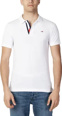 Produktbild von Tommy Hilfiger Jeans Weißer schlanker Polo – Xxl