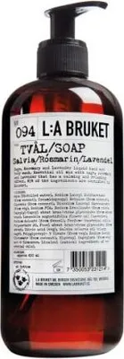 Produktbild von L:A BRUKET 094, Körper, Flüssigseife, Wirkt beruhigend, Entspannung, Lavendel, Rosmarin, Salbei, CE, 450 ml