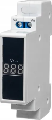 Produktbild von Modular Voltmeter 1-Phasen Voltage Din Led Digital Spannungsmesser Ac 80-500V