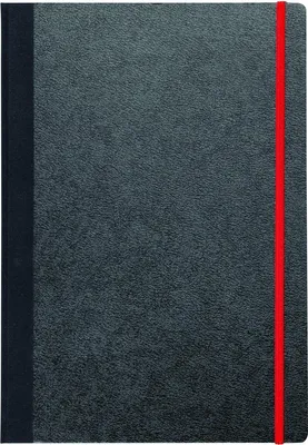 Produktbild von Notizbuch schwarz Classica A4 192 Seiten kariert Packung mit 4 Stück