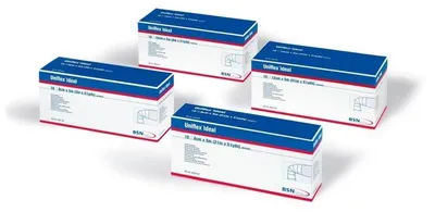 Productafbeelding van UNIFLEX UNIV 5MX10CM, wit, 10 stuks, verpakking