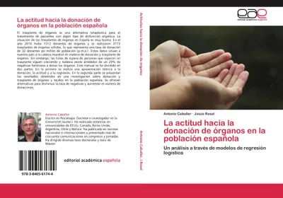 Produktbild von La actitud hacia la donación de órganos en la población española