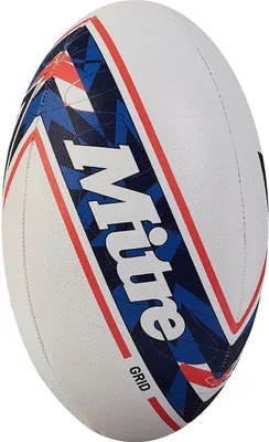Immagine prodotto di Mitre - Pallone da rugby "Grib" CS2263 (5) (bianco/blu)