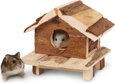 Produktbild von Wonderland Haus Hudson Bay Häuschen Hamster Maus Käfigeinrichtung