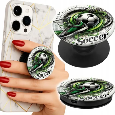 Produktbild von Handyhalterung Popsocket für Finger / Ständer - FUSSBALL, FOTBALLSPORT
