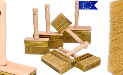 Produktbild von Set von 6 Malpinseln aus Naturhaaren