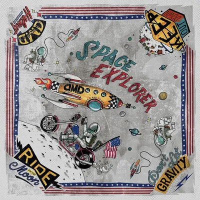 Imagen del producto de Pañuelo para motocicleta DMD, diseño cuadrado
