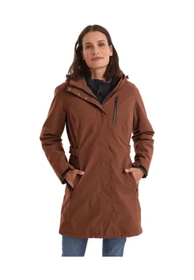 Productafbeelding van Killtec damesparka, functionele parka met afneembare capuchon, model KOW 165 WMN PRK, waterdicht