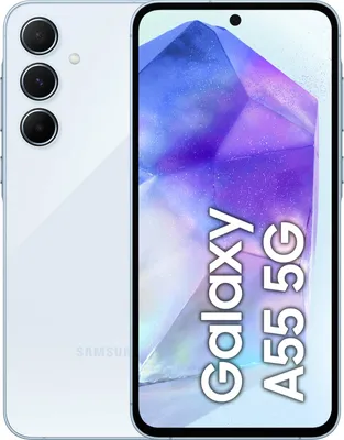 Produktbild von Samsung Galaxy A55 5G 16,8 cm (6.6") Hybride Dual-SIM Android 14 USB Typ-C 8 GB 128 GB 5000 mAh Blau