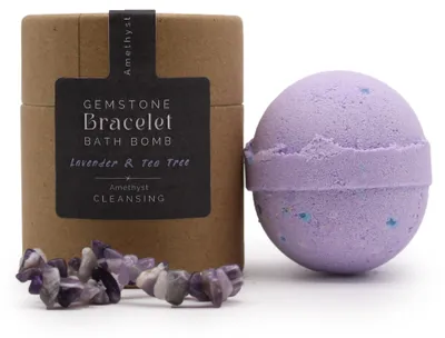 Produktbild von Badebombe und Armband Amethyst – Set