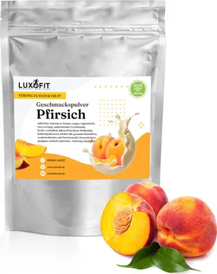 Produktbild von Pfirsich Geschmackspulver Fruit Flavour kalorienarm 300 g