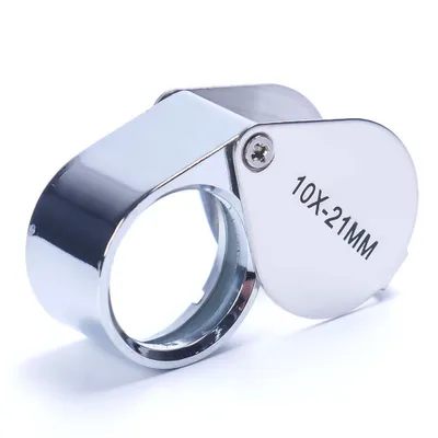Produktbild von Triplet Eye Loupe Lupe Vergrößerungsglasschmuck Diamond Identification Tool-10x-21mm