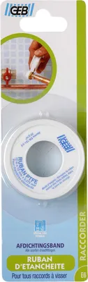 Immagine prodotto di Nastro teflon ep.0,075 x l.12 mm x l.12 m GEB