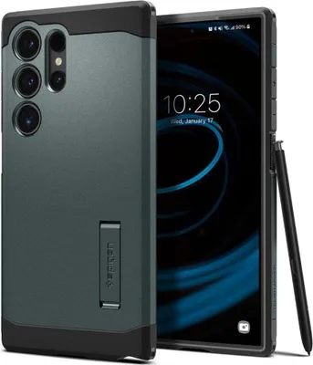 Obrázek produktu pro Pouzdro Spigen Tough Armor pro Samsung Galaxy S24 Ultra - tmavě zelené