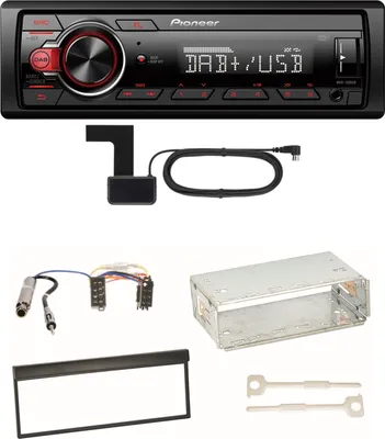 Produktbild von Pioneer MVH-130DAB Digitalradio USB Einbauset für Skoda Fabia 6Y