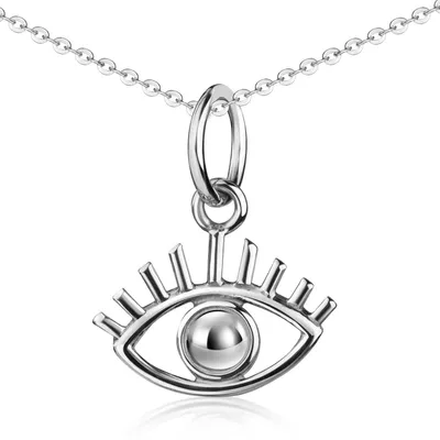 Produktbild von MATERIA by Matthias Wagner Auge Kettenanhänger 925 Sterling Silber wahlweise mit Kette KA-217