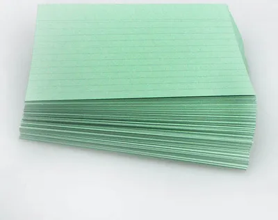 Produktbild von Karteikarten DIN A4 grün liniert, 100 St.