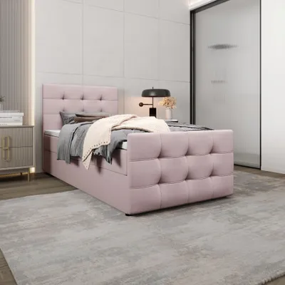 Obrázek produktu pro Kontinentální postel 90x200 VASILISA 5 - světle růžová
