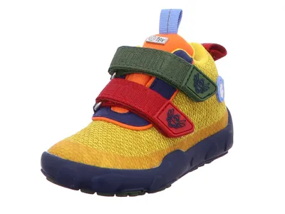 A single children's shoe is shown against a white background.