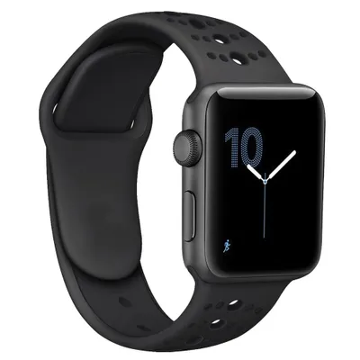 Obrázok produktu pre BStrap Silicone Sport remienok na Apple Watch 38/40/41mm, Black