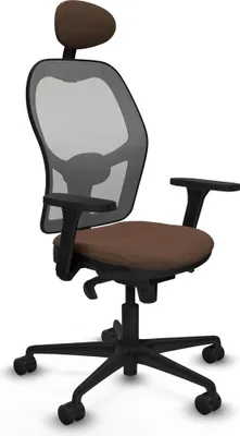 Obrázok produktu pre Kancelárske kreslo s opierkou hlavy Piqueras y Crespo 3D036N1 Grey Dark brown