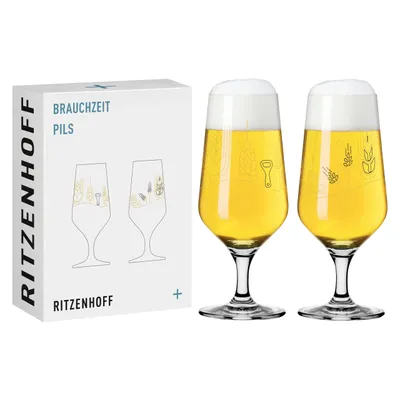 Image de Ritzenhoff Brauchzeit Pilsner lot de 2 11#12 ( S Eikler)