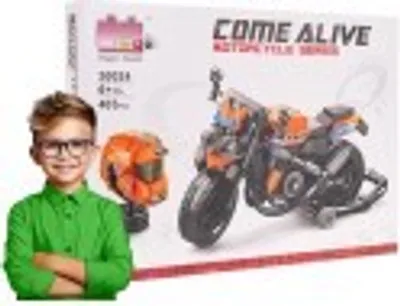 Produktbild von Motorrad-Bausteinset, 403 Teile, ab 6 Jahren
