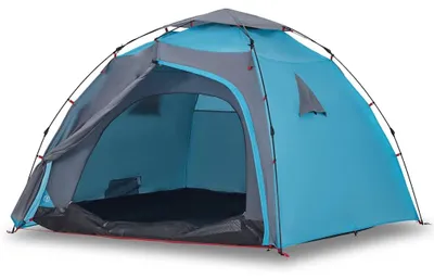 Immagine prodotto di vidaXL Tenda da campeggio a cupola 4 persone blu sgancio rapido
