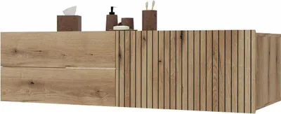 Obrázek produktu pro Koupelnová skříňka, dub Evoke, 140 x 37,5 x 53 cm