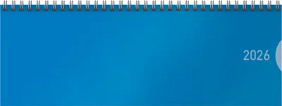 Produktbild von Korsch Tischkalender Classic Colourlux 2026 blau