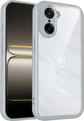 Obrázek produktu pro Pouzdro pro OnePlus Nord CE5 průhledný zadní kryt s TPU rámečkem, odolné proti nárazům Šedá