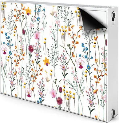Produktbild von Magnet Radiator Magnet Mat Heizkörper Heizung Verkleidung Abdeckung 100x60 cm  - Feldblumen