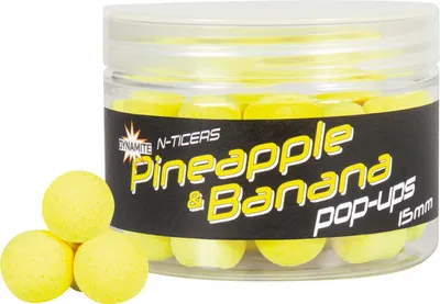 Produktbild von Dynamite N-Ticers Hookbaits (Pineapple & Banana/gelb)