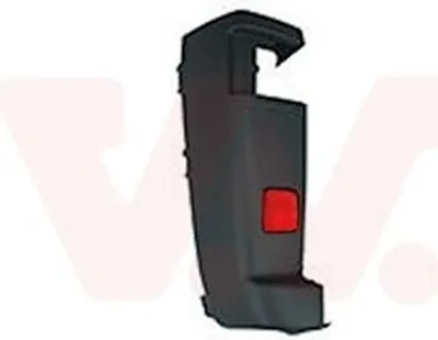 Produktbild von VAN WEZEL Stoßstange Stoßfänger Hinten Links für OPEL Movano C Kastenwagen (U9) Schwarz 0983535