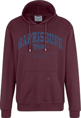 Produktbild von Übergrößen Kapuzen-Sweatshirt AHORN SPORTSWEAR Harrisburg blau Maroon Red 3XL