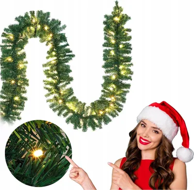 Immagine prodotto di Ghirlanda natalizia premium da 5 m con luci LED