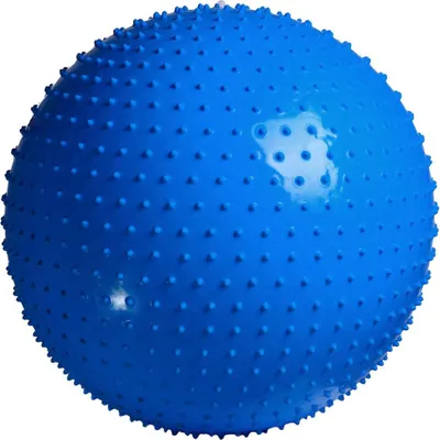 Produktbild von 4FIZJO Gymnastikball mit Noppen, Ø 65 cm, Massage-Effekt, Blau