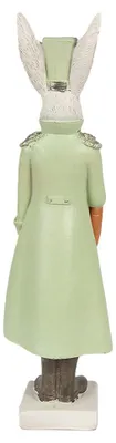 Produktbild von Clayre & Eef Figur Kaninchen 23 cm Beige Grün Polyresin