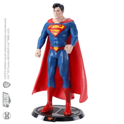 Produktbild von Noble Collection DC Comics Bendyfigs Biegefigur Superman 19 cm NOB4403