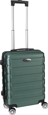 Produktbild von Koffer Trolley Reisekoffer Hartschalenkoffer ABS Grün 38x23x55cm 4 Rollen