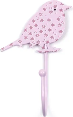 Produktbild von Vogelhaken Blümchen rosa